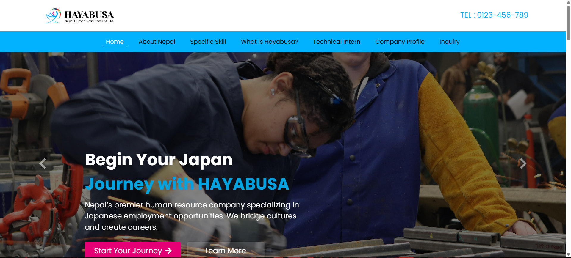 Hayabusanepal Website